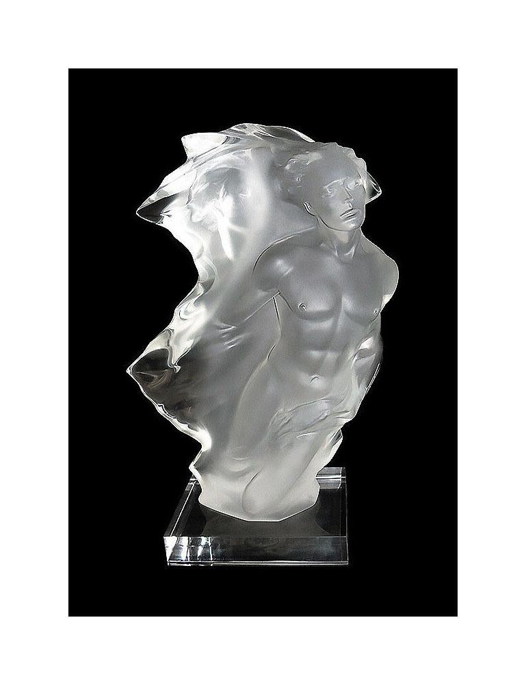 Frederick Hart Acrylic Sculpture DUET PAIR Nude Figurative Lucite Signed Artwork For Sale 2