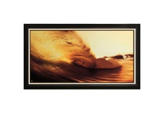 Ashton Howard Large Original Giclee On Canvas Hand Signed Gulf Coast Gold Surf