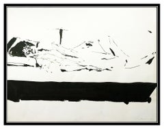 Wayne Thiebaud Original Ink Drawing Signed Female Portrait Framed Authentic Art