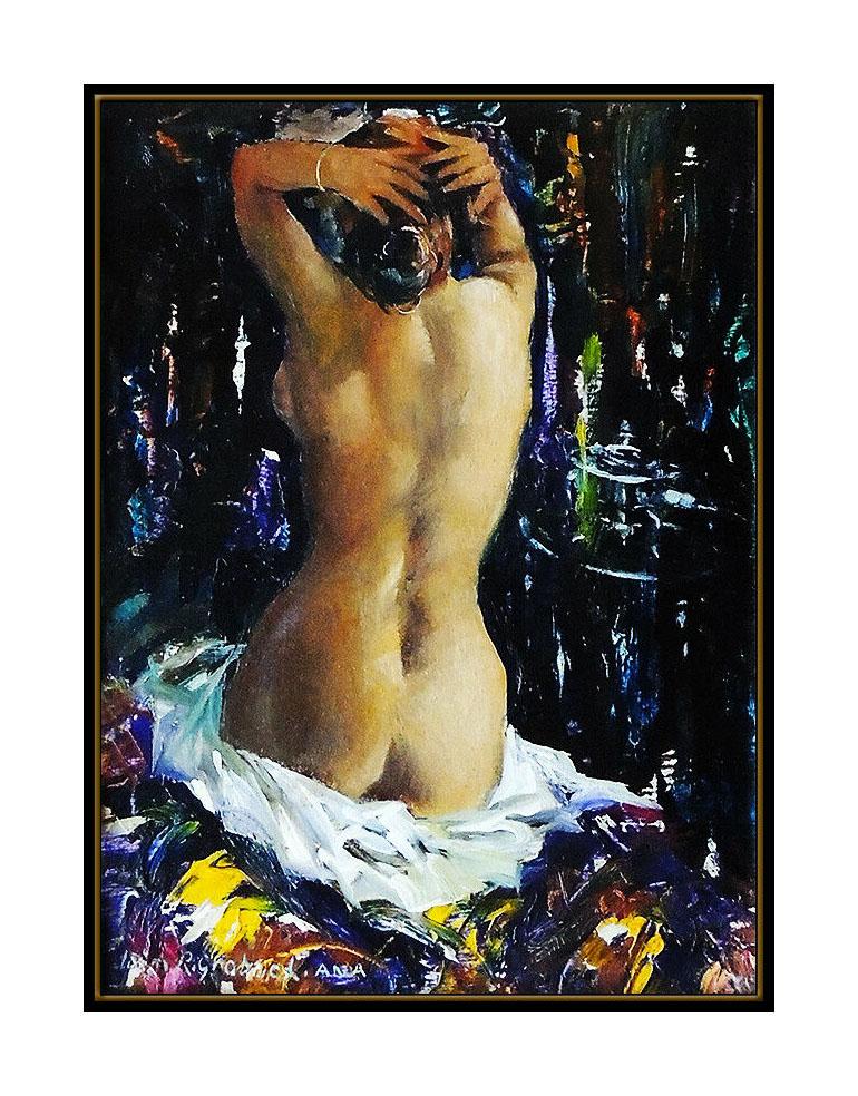 John Grabach Authentic &Original Oil Painting on Board, Professionally Custom Framed in its Vintage Moulding and listed with the Submit Best Offer option

Accepting Offers Now: This is a spectacular and bold Oil Painting on Board by Impressionist