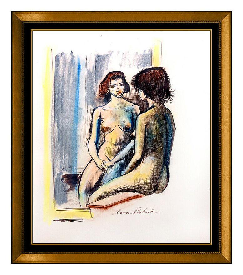 Aaron Bohrod Authentic & Original Watercolor Painting, Professionally Custom Framed and listed with the Submit Best Offer option

Accepting Offers Now:  Up for sale here we have an Extremely Rare Ink and Watercolor Painting on Paper by Aaron Bohrod