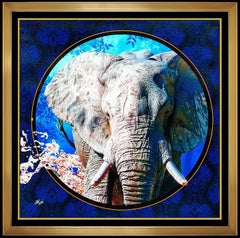 Adam Scott Rote Giclee on Canvas Original Wild Ones Elephant Walk Signed Artwork