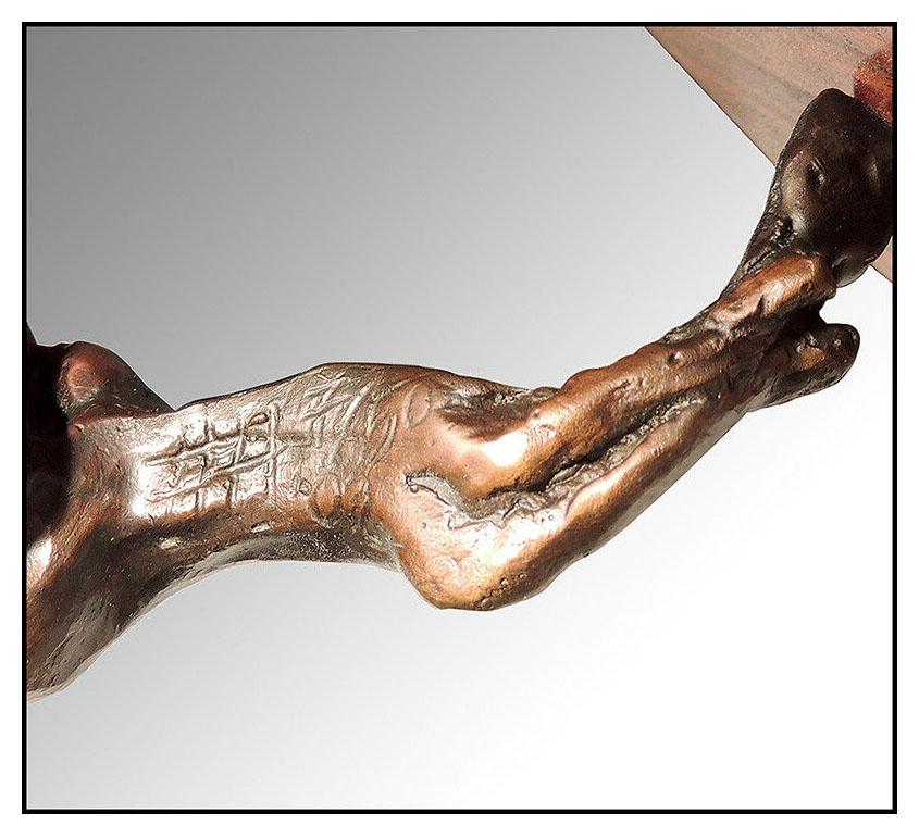 Alan Hamwi Bronze Full Round Sculpture Attitude Warthog Original Signed Artwork For Sale 2