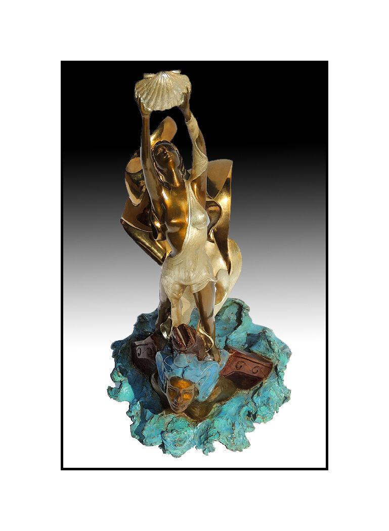 Angelo BassoAuthentic Bronze Sculpture, 