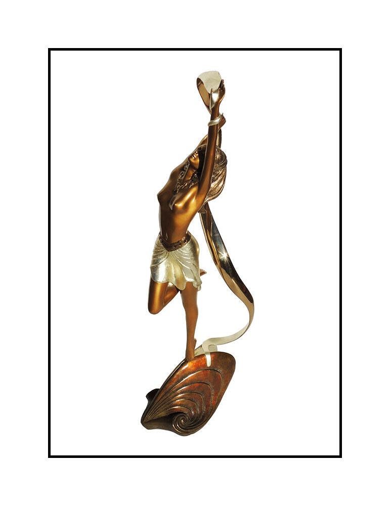 Angelo Basso Original Nude Female Figurative Bronze Sculpture Odine Signed Art For Sale 2
