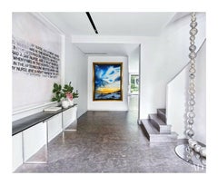 Ashton Howard Large Original Oil Painting on Canvas Ocean Landscape Signed Ar