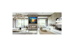 Ashton Howard Original Oil Painting On Canvas Large Signed Sunset Seascape