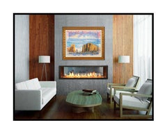 Brett Livingstone Strong Original Watercolor Painting Signed Western Landscape