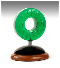 Dan Meyer 3 Original Candy Sculpture Signed Full Round M&M Life Saver Daniel Art