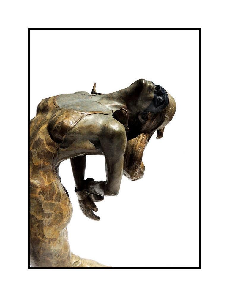 Don Huntsman Authentic & Large Original Bronze Sculpture 