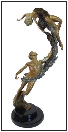 Howard Jason Large Bronze Sculpture Beloved Signed Female Male Figurative Art