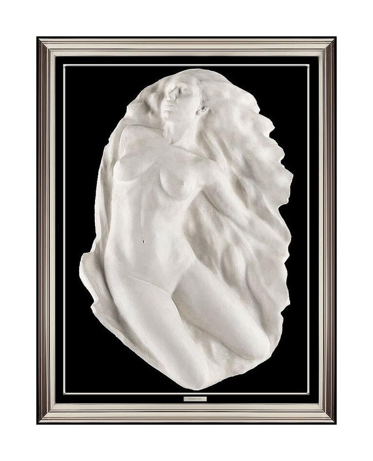 Frederick Hart Southwind Marble Relief Sculpture Large Original Nude Female Art For Sale 3