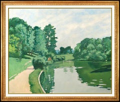 Frederick McDuff Original Oil Painting On Canvas Signed Large Landscape Artwork