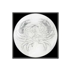 GUILLAUME AZOULAY Signed ORIGINAL STUDY DRAWING Cancer Zodiac painting oil Rare