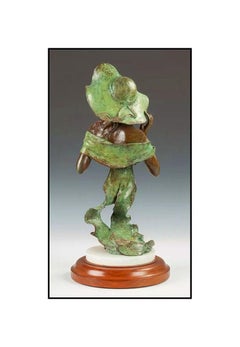 Howard Rogers BRONZE SCULPTURE Original Summer Breeze Female Signed Statue Art