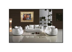 Hua Chen Original Oil Painting On Canvas Signed Large Female Portrait Horse Art