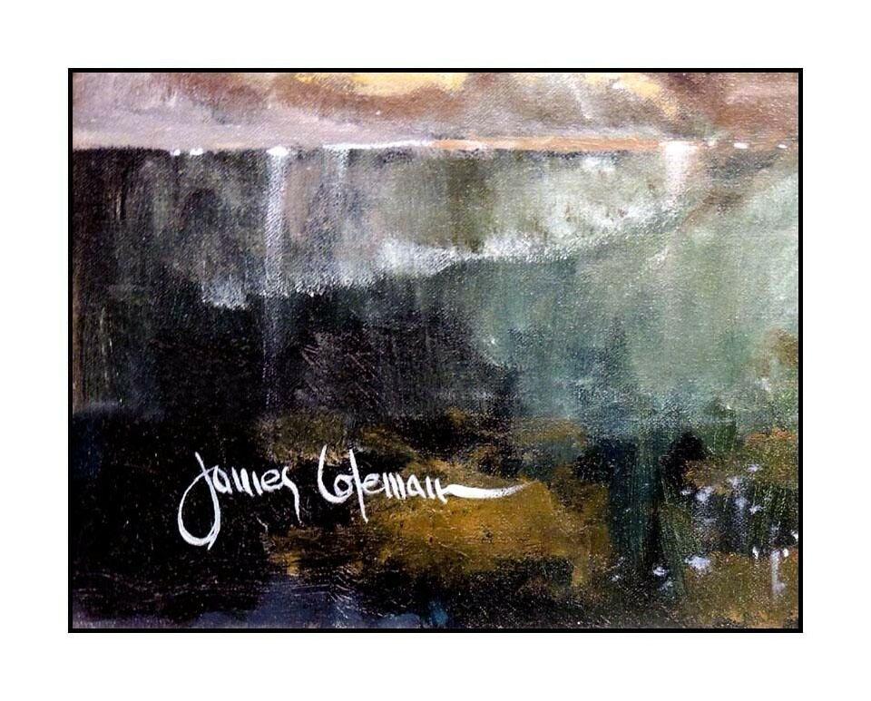 James Coleman Authentic and Large Original Oil Painting on Canvas, Professionally Custom Framed and listed with the Submit Best Offer option

Accepting Offers Now: The item up for sale is a spectacular and bold Oil Painting on Canvas by renowned