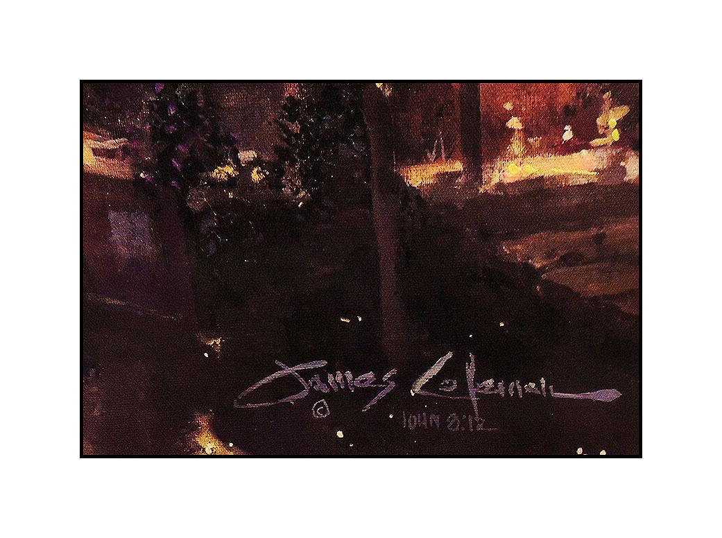 James Coleman Large Original Giclee On Canvas Twilight Sea Art For Sale 3