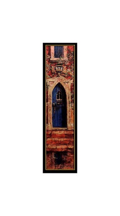 JAMES COLEMAN Original Giclee On Canvas LARGE Cityscape Artwork