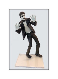 Jerome Soble BRONZE SCULPTURE Original Signed Mime Figurative Artwork Authentic