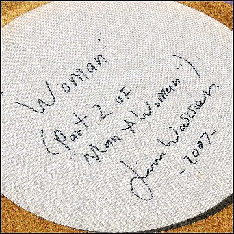 JIM WARREN Original Oil Painting on Canvas Signed Figurative Surreal Artwork SBO For Sale 1