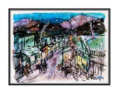 Joseph Stahley ORIGINAL Oil Painting HAND Signed Western Artwork Horse Authentic