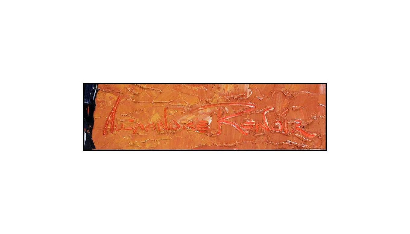 Alexandre Renoir Authentic & Large Original Oil Painting on Canvas, Professionally Custom Framed and listed with the Submit Best Offer option

Accepting Offers Now: The item up for sale is a spectacular Oil Painting on Canvas by Popular Contemporary