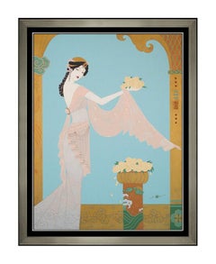 Lillian Shao Original Painting Acrylic On Canvas Large Signed Portrait Artwork