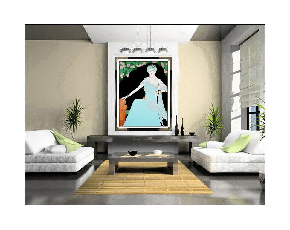 Lillian Shao Large & Original Acrylic Painting on Canvas, Professionally Custom Framed and listed with the Submit Best Offer option
Accepting Offers Now: The item up for sale is an Original Acrylic PAINTING on Canvas by Shao of an alluring debutante