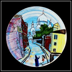 Ludwig BEMELMANS ORIGINAL Painting Madeline Ceramic Signed Illustration oil Rare