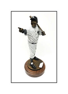 Vintage Mark Lundeen Babe Ruth Bambino Yankees Bronze Sculpture Signed Baseball Artwork