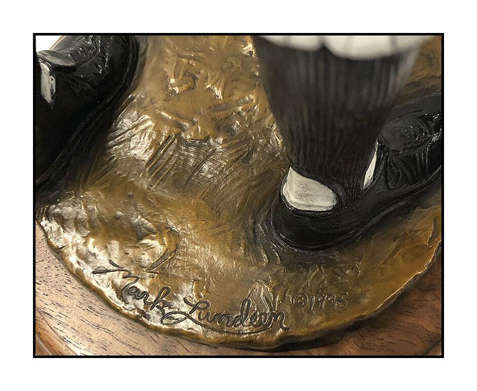 Mark Lundeen Authentic & Original Bronze Sculpture 