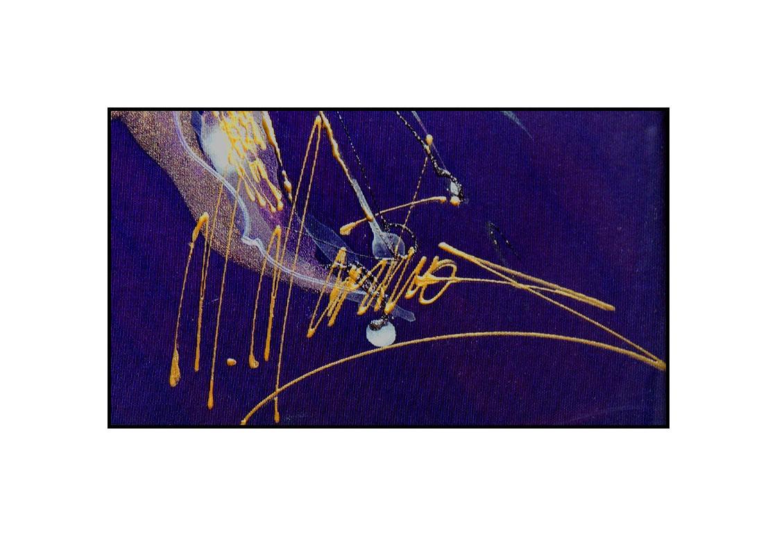 Martiros Manoukian Acrylic Painting On Board Signed Modern Abstract Portrait Art For Sale 1
