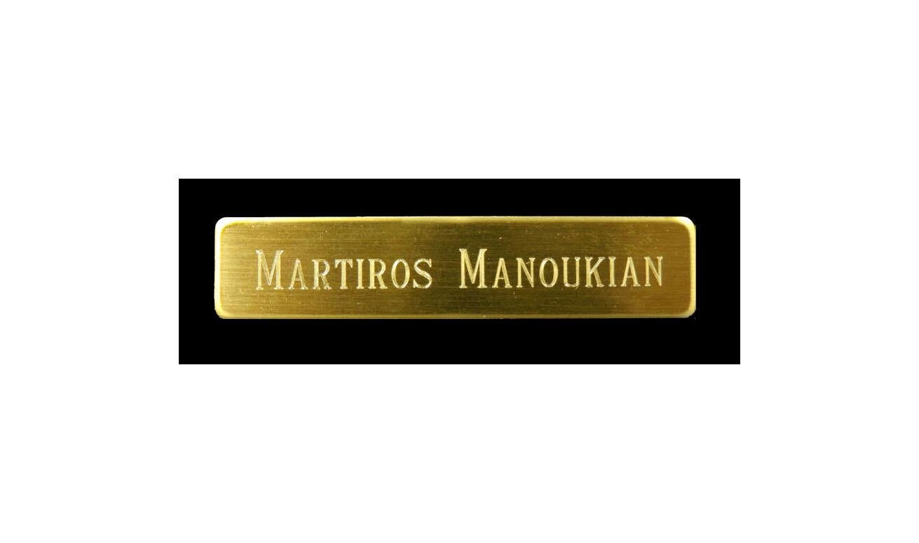 MARTIROS Manoukian Original PAINTING Acrylic on Board Signed Female Portrait Art - Black Abstract Painting by Martiros Manoukian 