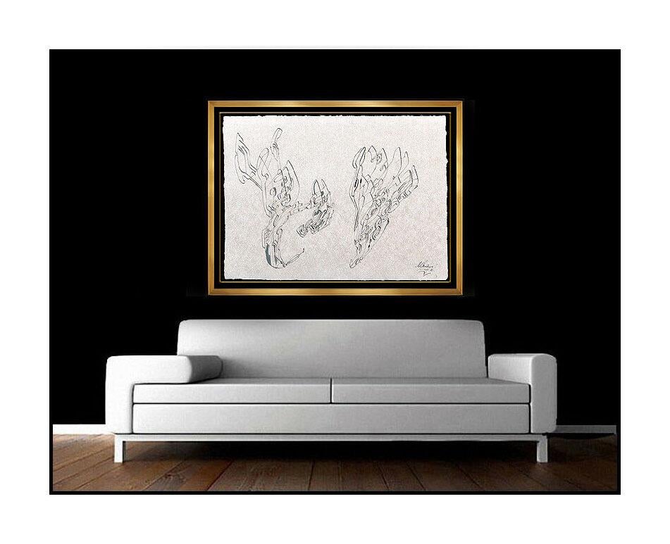 Mihail Chemiakin Authentic & Large Original Color Ink Drawing, Professionally Custom Framed and listed with the Submit Best Offer option

Accepting Offers Now: The item up for sale is a spectacular and RARE Ink Drawing by Chemiakin, that retails