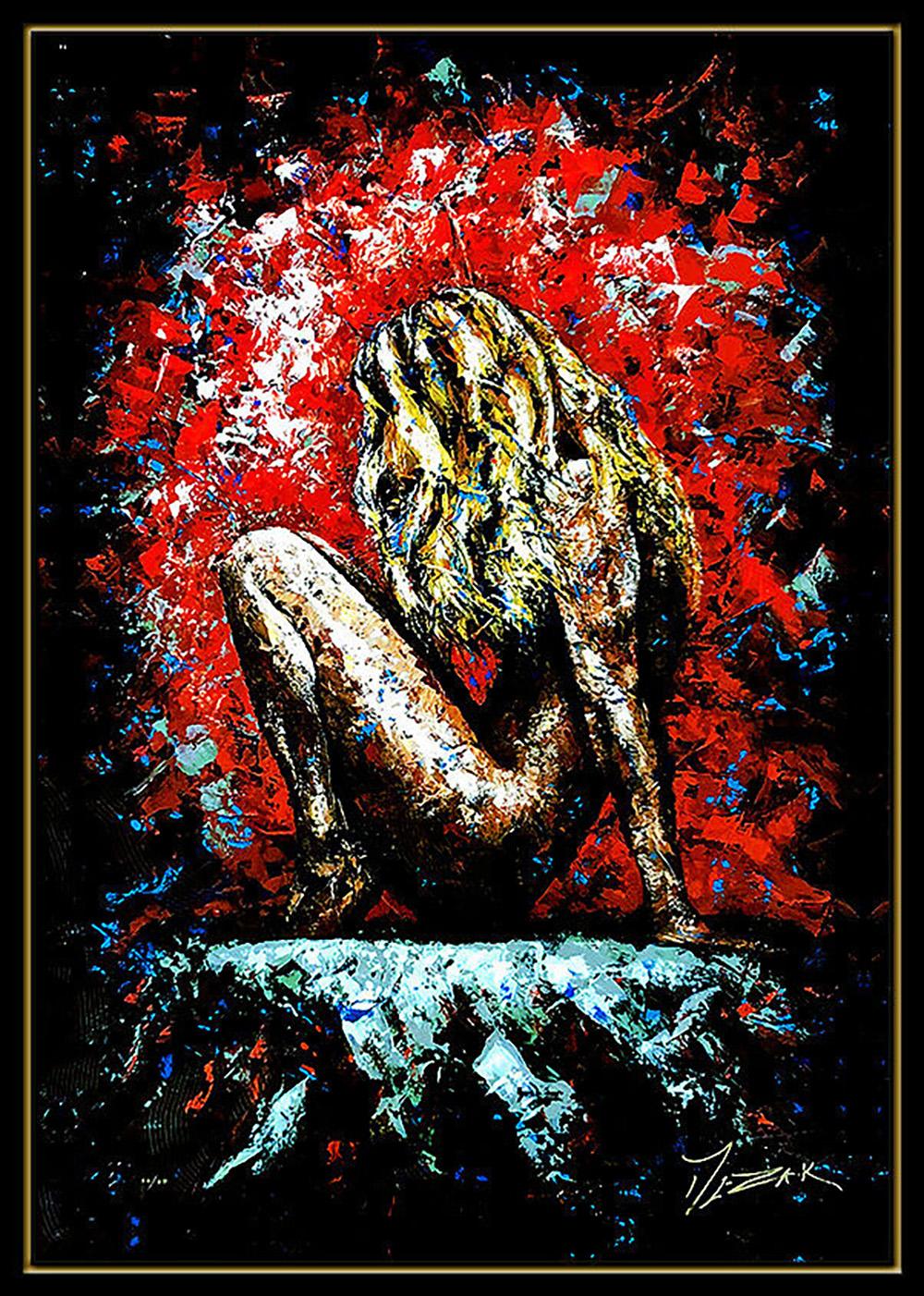 Artist: Trevor Mezak
Title: One in a Million 
Medium: Giclee on Canvas
Year: 2011
Edition Number: Edition of 50 (36 of 50)
Artwork Size: 38 x 26 Unframed
Frame Size: 47 x 35 Framed