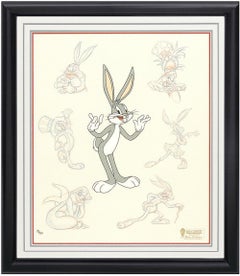 Warner Bros Bob Clampett Bugs Bunny Persona Hand Painted Cel Sericel Animation