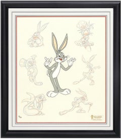 Warner Bros Bob Clampett Bugs Bunny Persona Hand Painted Cel Sericel Animation