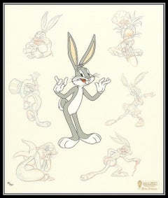 Warner Bros Bob Clampett Bugs Bunny Persona Hand Painted Cel Sericel Animation