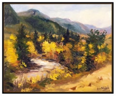 Gregory Wilhelmi Original Oil Painting on Canvas Signed Landscape Western Art