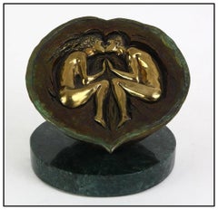 Vladimir Kush Original Bronze Full Round Sculpture Walnut Of Eden Signed Artwork