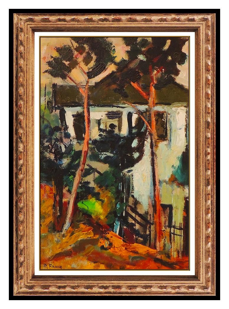Robert Frame Authentic and Original Oil Painting on Canvas, Professionally Custom Framed iand listed with the Submit Best Offer option


Accepting Offers Now: The item up for sale is a spectacular and bold Oil Painting on Canvas by Legendary Modern