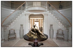 M.L. Snowden Genesis Large Bronze Sculpture Hand Signed Male Nude Full Round Art