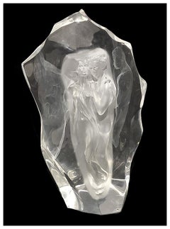 Frederick Hart Original Illuminata III Acrylic Sculpture Signed Female Male Art