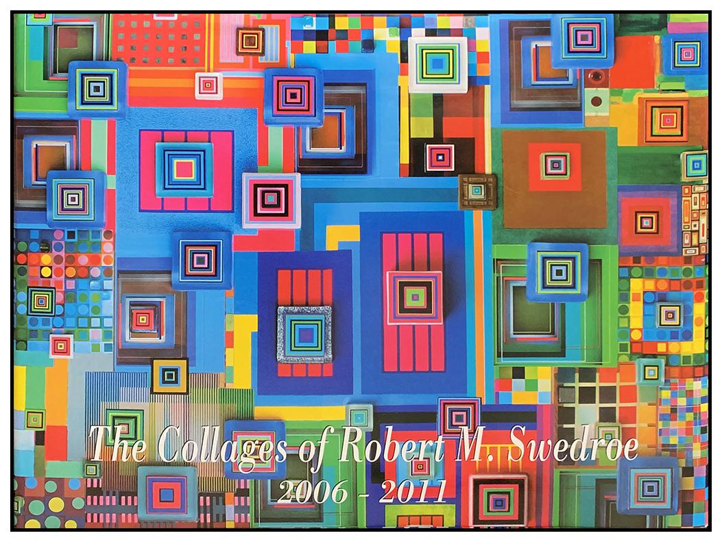 Robert Swedroe Large Original Mixed Media Collage on Board Signed Modern Artwork For Sale 4