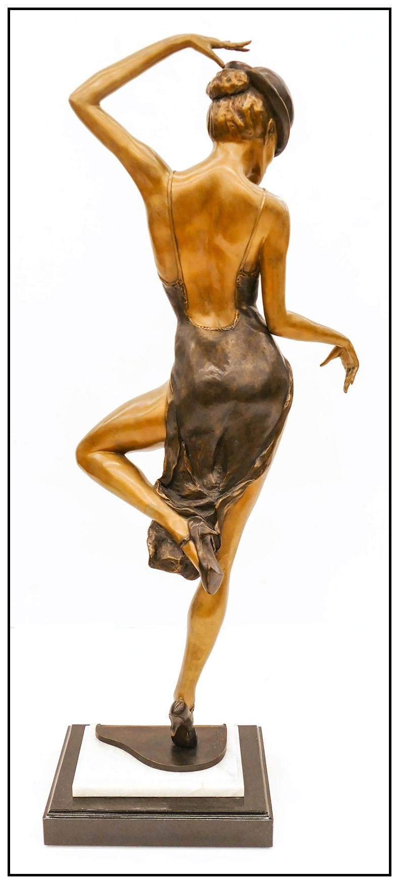 Mario Jason Authentic and Large Original Bronze Sculpture 