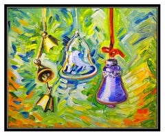 Tom Christopher Acrylic Painting On Canvas Large Original Signed Modern Framed