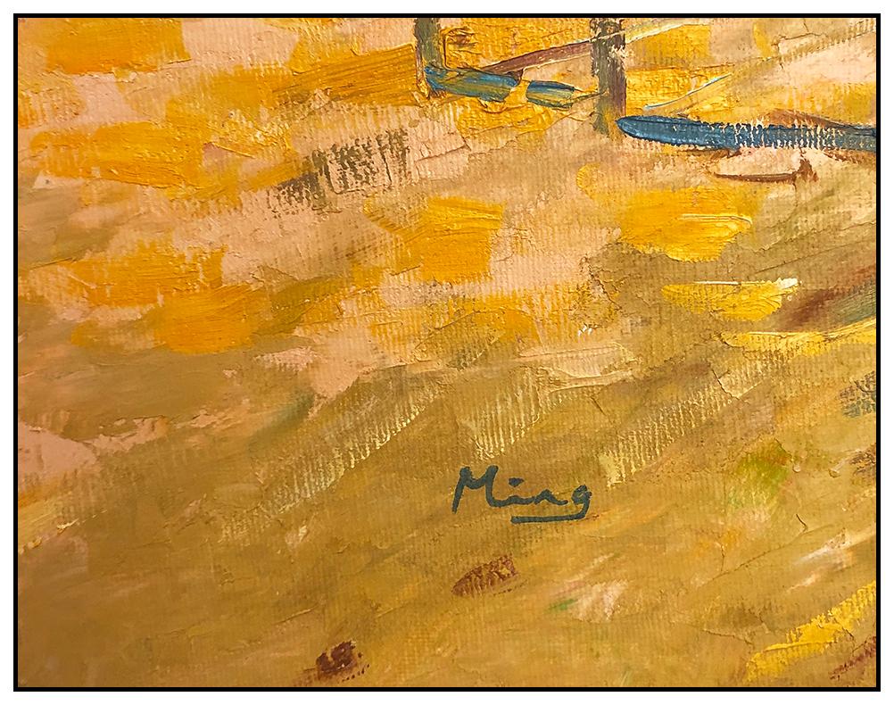 Ming Feng Authentic & Large Original Oil Painting on Canvas, Professionally Custom Framed and listed with the Submit Best Offer option

Accepting Offers Now: The item up for sale is a spectacular and bold Oil Painting on Canvas by Legendary Modern