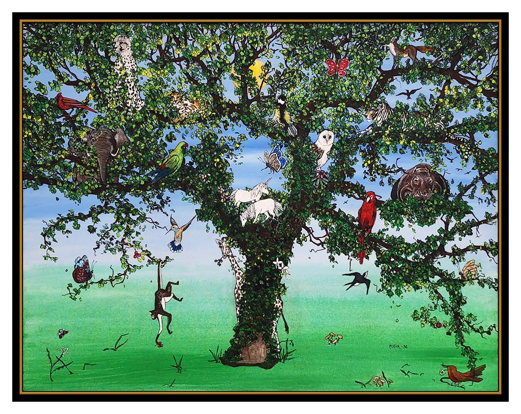 Fleur Cowles Authentic and Large Original Oil Painting on Canvas, Professionally Custom Framed in its Vintage Moulding and listed with the Submit Best Offer option

Accepting Offers Now: The item up for sale is a spectacular and bold Oil Painting on