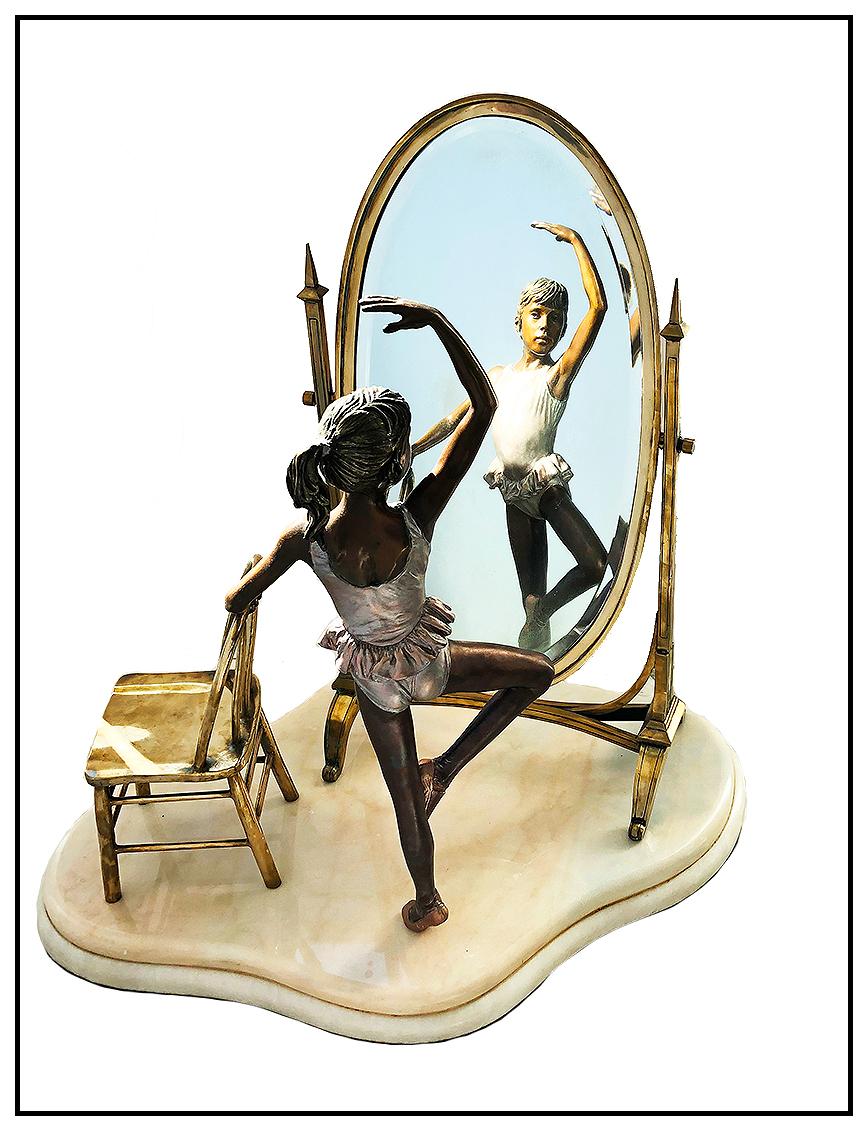 Ramon Parmenter Authentic and Large Original Bronze Sculpture "Alta's Dream", listed with the Submit Best Offer option

Accepting Offers Now:  Here we have a Full Round Bronze Sculpture by Ramon Parmenter titled "Alta's Dream".  The entire body of